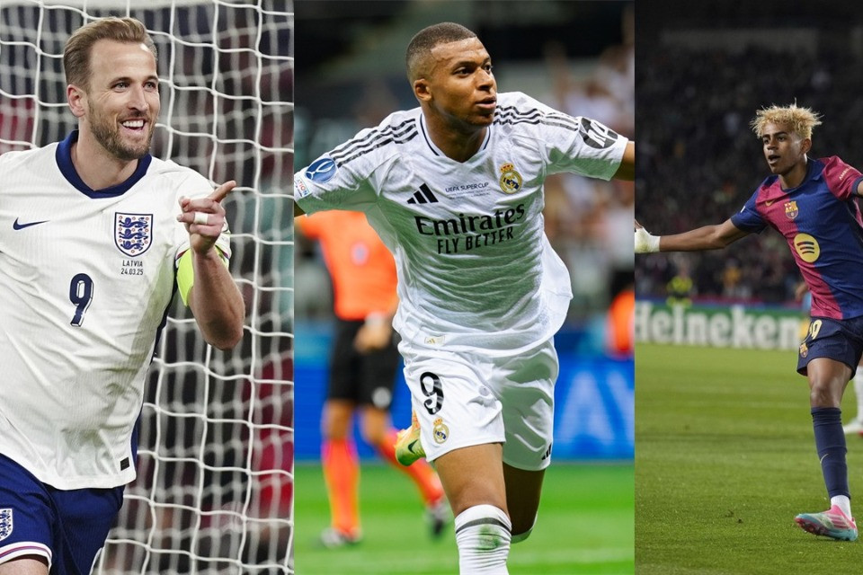 In tre per un trono: Kane, Yamal e Mbappé a caccia del Pallone d'Oro