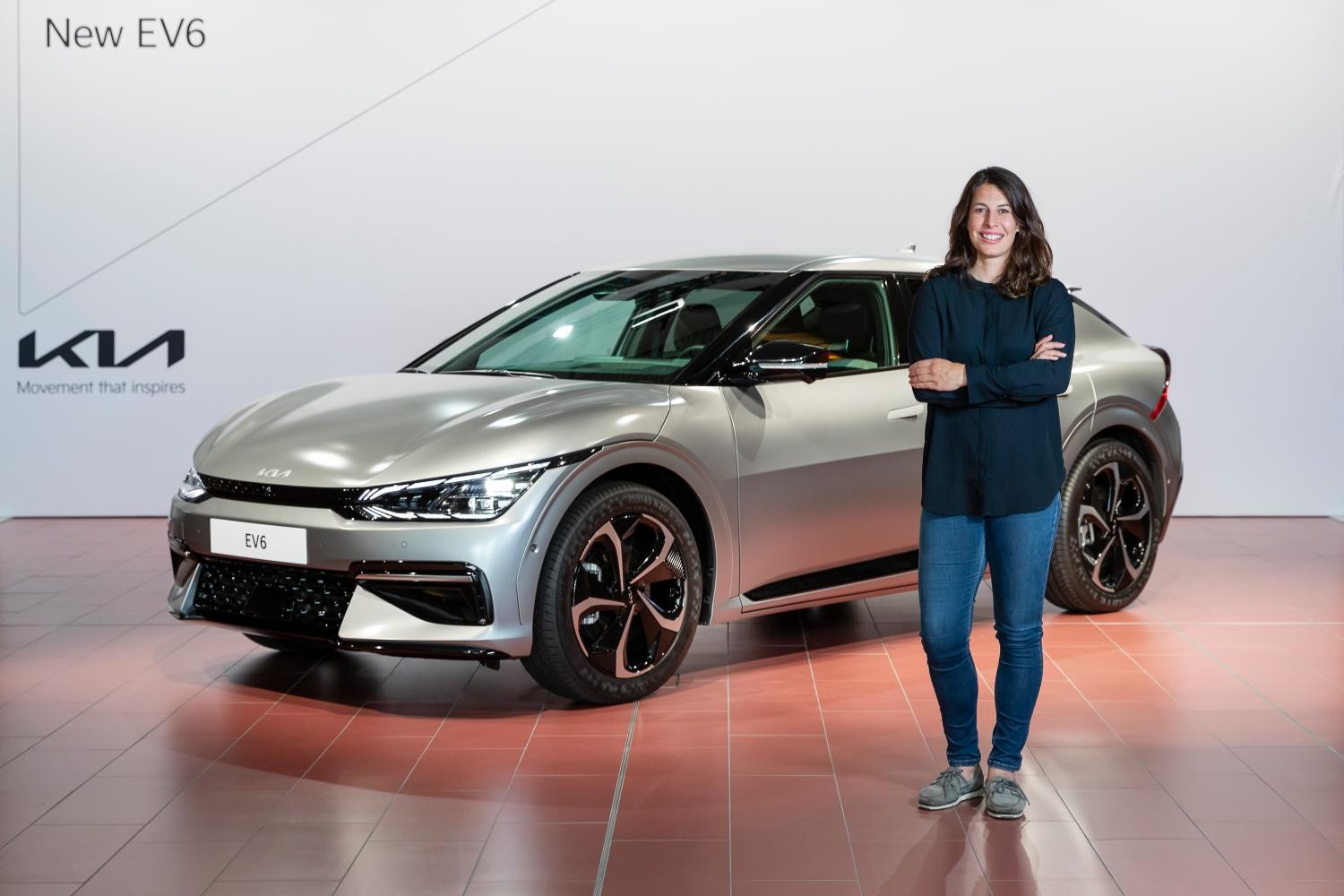 Dominique Gisin Guidala Nuova Kia EV6