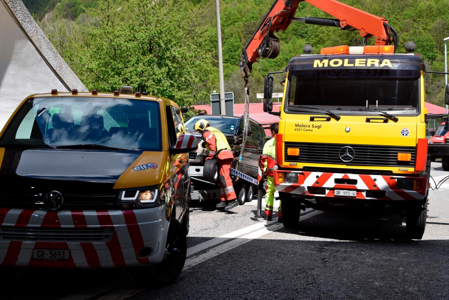 Invade Con La Moto L altra Corsia Frontale Sull A13
